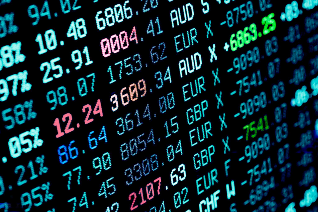 ilustrasi data angka digital